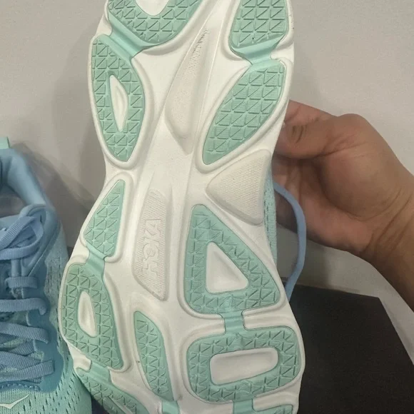 HOKA Women's Blue and Purple Running Shoes - Picture 7 of 9